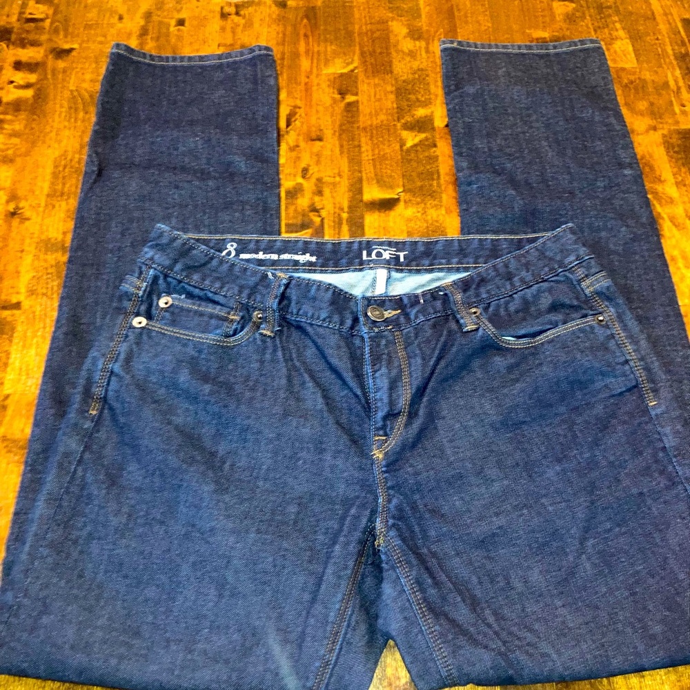LOFT Modern Straight Leg Jeans